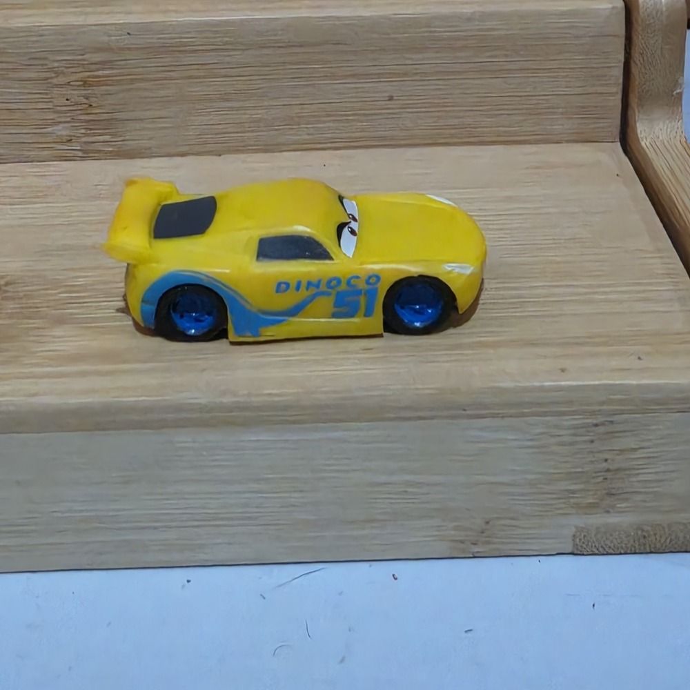 Set of 5 2" Official Disney Pixar Cars Cake Topper Figures Fritter Arvy Taco - Picture 7 of 8